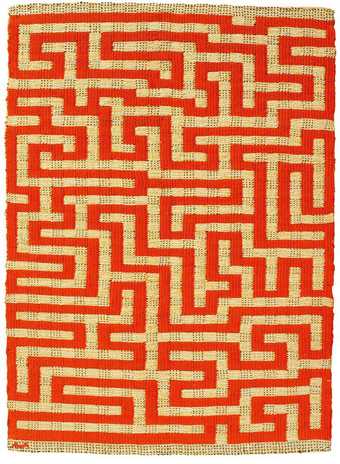 Anni Albers Red Meander 1954 Private Collection © 2018 The Josef and Anni Albers Foundation/Artists Rights Society (ARS), New York/DACS, London